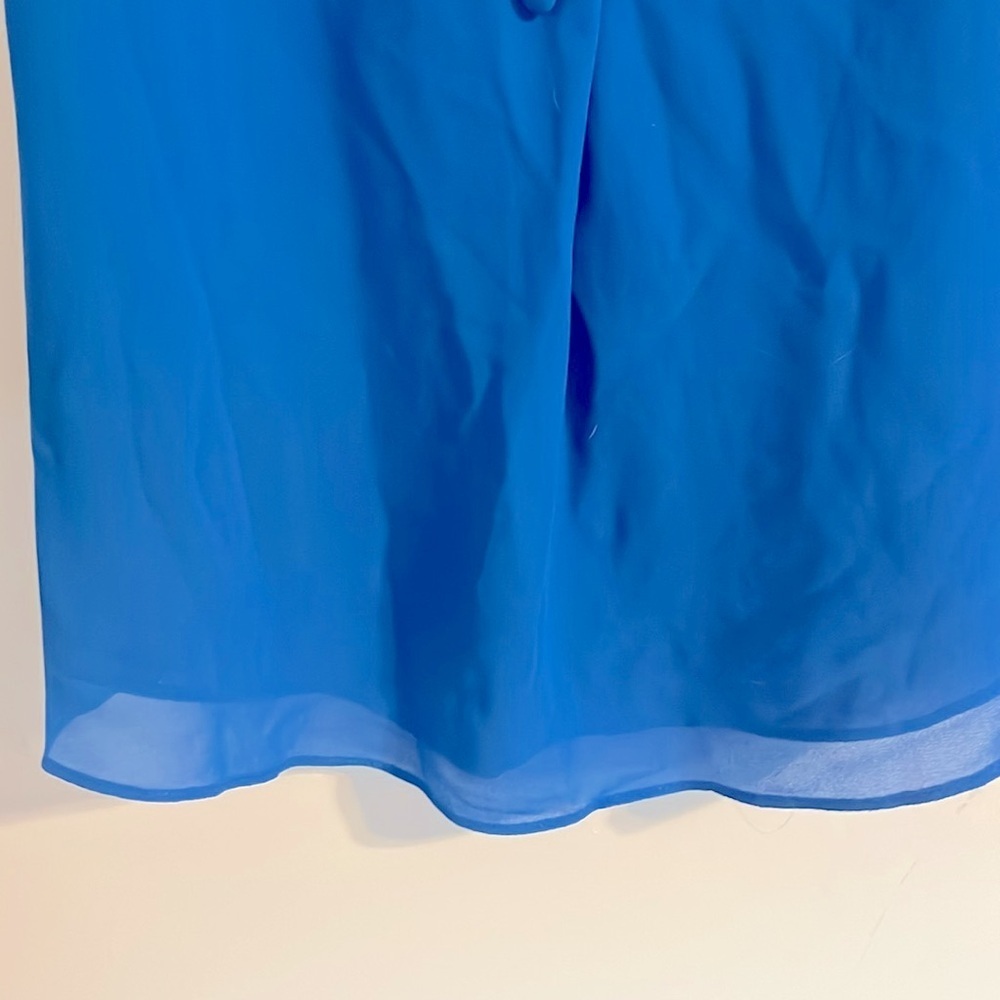 Blue Sleeveless Top - Picture 3 of 4